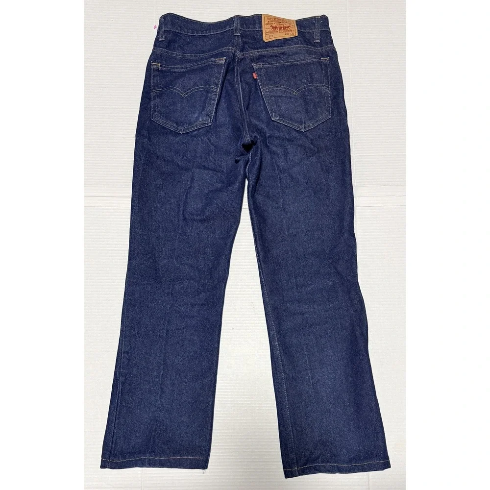 LEVI'S 517 - Men's VTG USA Low Bootcut Denim Blue Jeans‎ - Size 34x29*